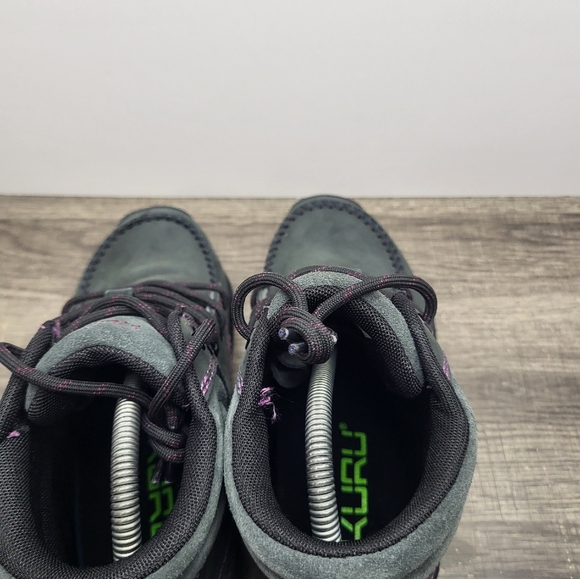 Kuru Quest Womens Size 8 Black Leather Outdoors Hiking Boot Shoes - Picture 6 of 10